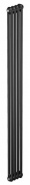 Радиатор Rifar Tubog 2180 4 секций Антрацит с боковым подключением